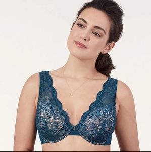 Thirdlove 24/7 Lace Contour Plunge Bra 38D